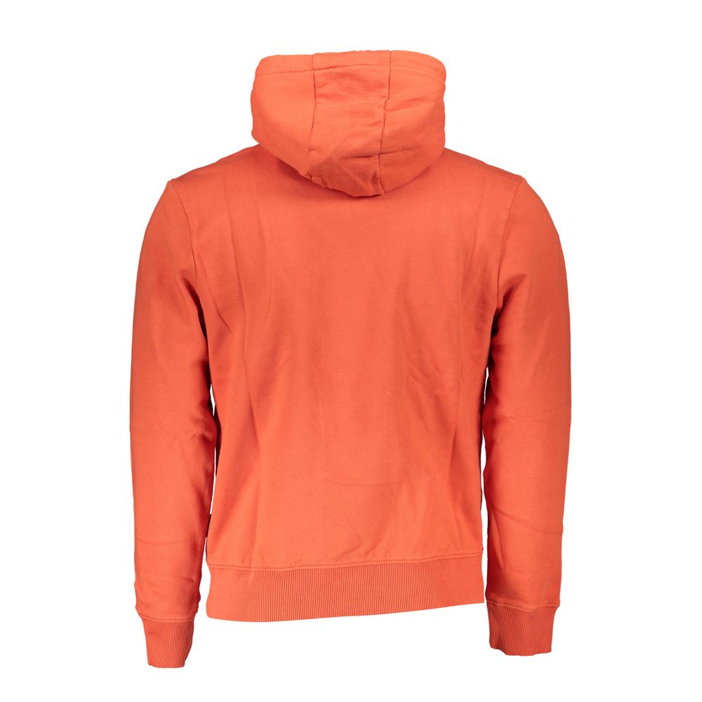 Napapijri Chic kapüşonlu pembe polar sweatshirt